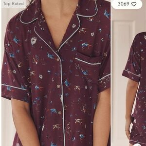 Lyrebird Modalux Short Sleeve Pajama Shirt